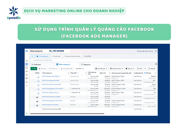 Sử Dụng Trình Quản Lý Quảng Cáo Facebook (Facebook Ads Manager)