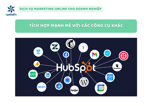 Tích hợp mạnh mẽ với các công cụ khác