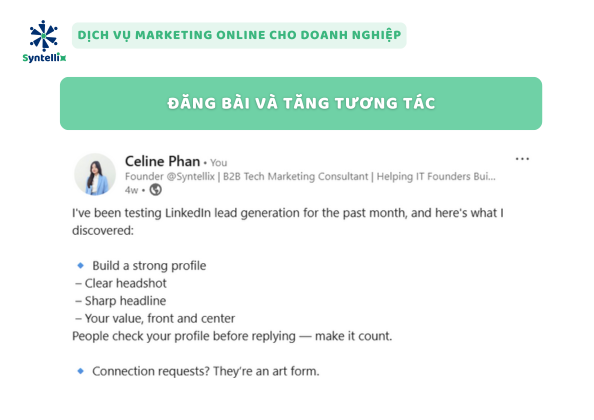 Đăng bài và tăng tương tác