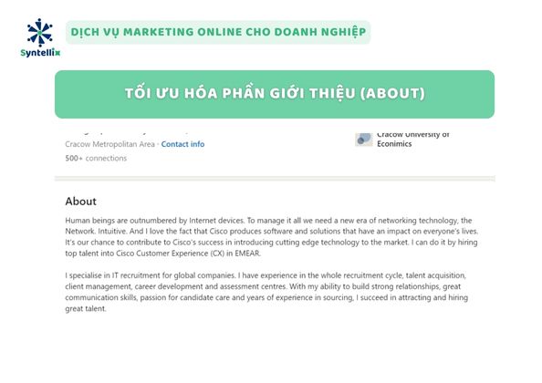 Tối Ưu Hóa Phần Giới Thiệu (About)