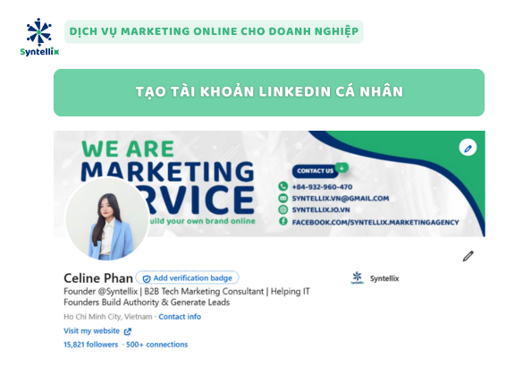 Tạo Tài Khoản LinkedIn Cá Nhân