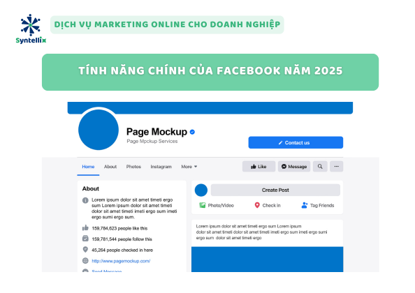 Tính Năng Chính Của Facebook Năm 2025