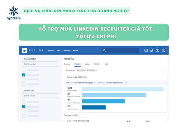 Hỗ trợ mua LinkedIn Recruiter giá tốt, tối ưu chi phí