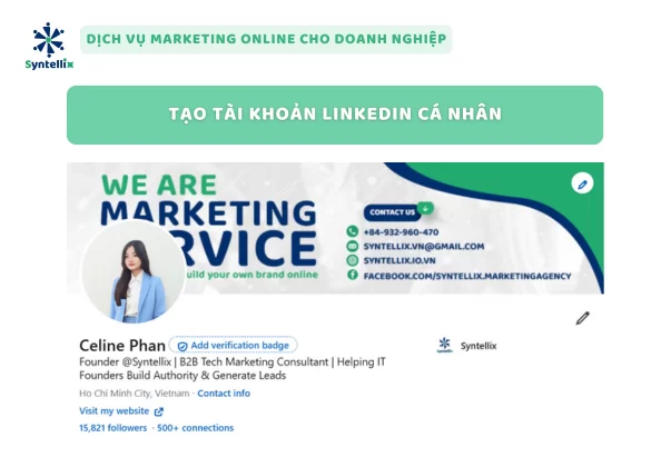 Tạo Tài Khoản LinkedIn Cá Nhân