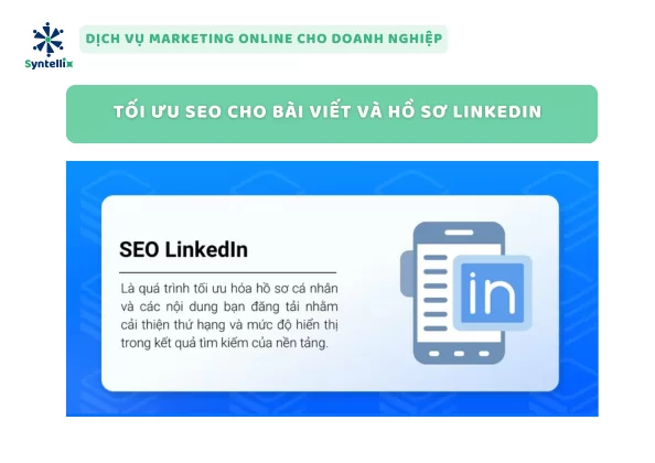 Tối Ưu SEO Cho Bài Viết Và Hồ Sơ LinkedIn