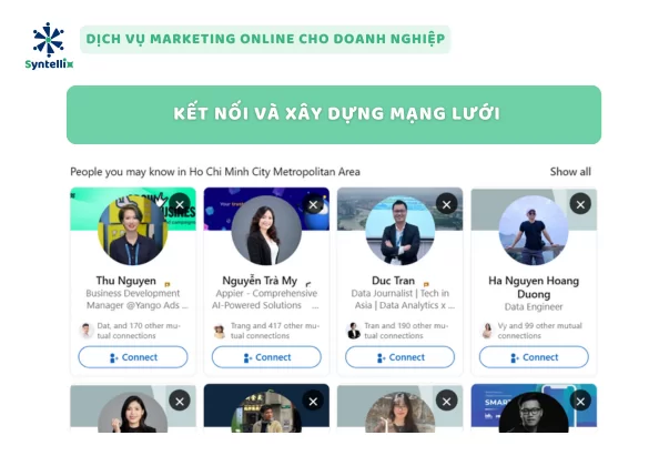 Kết nối và xây dựng mạng lưới
