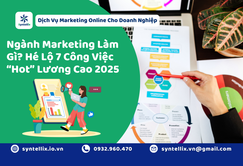 Ngành Marketing Làm Gì Hé Lộ 7 Công Việc “Hot” Lương Cao 2025