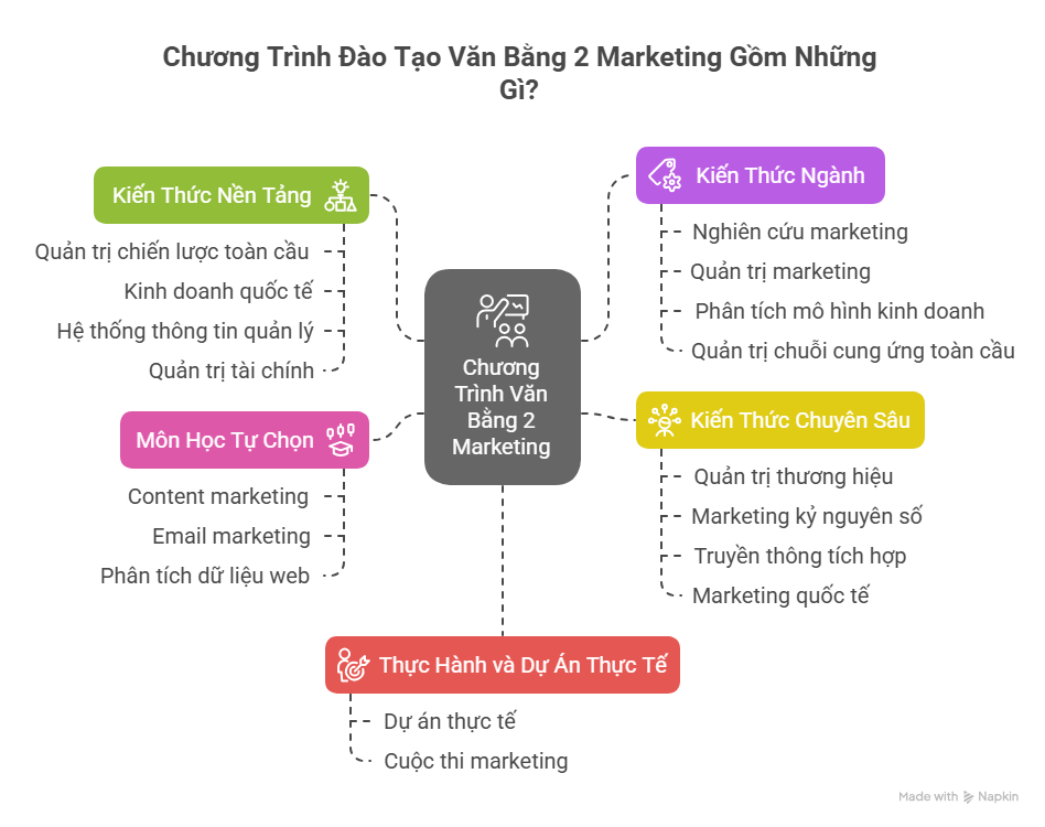 Chương Trình Đào Tạo Văn Bằng 2 Marketing Gồm Những Gì?
