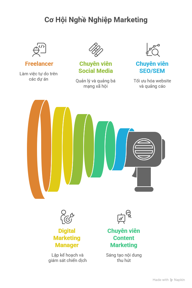 Cơ Hội Nghề Nghiệp Sau Khi Học Marketing