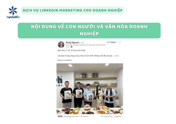 Nội dung về con người và văn hóa doanh nghiệp