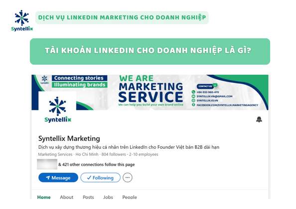 Tài khoản LinkedIn cho doanh nghiệp là gì?