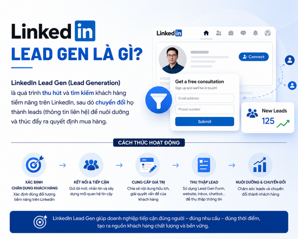 LinkedIn lead gen là gì?