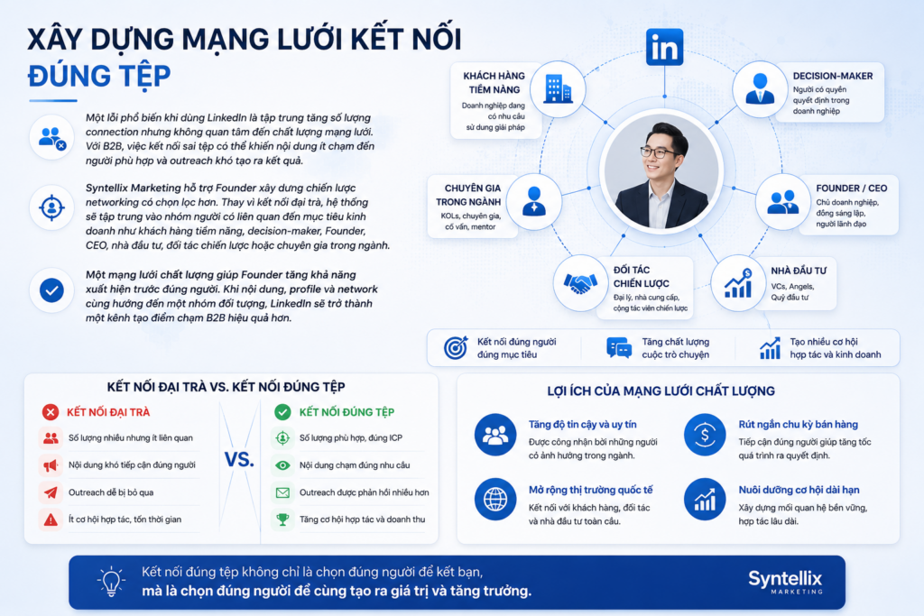 Xây dựng mạng lưới kết nối đúng tệp