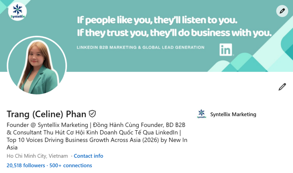Profile LinkedIn cá nhân