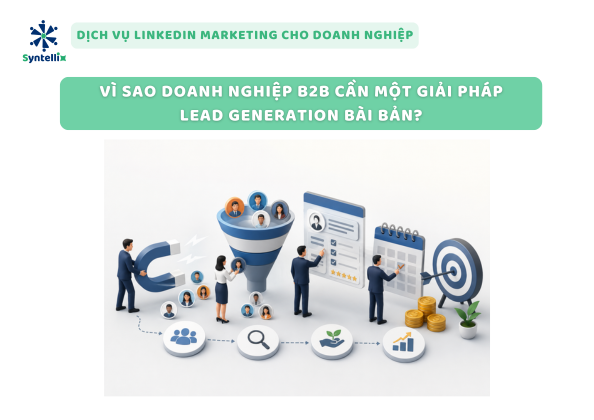 Vì sao doanh nghiệp B2B cần một giải pháp Lead Generation bài bản?
