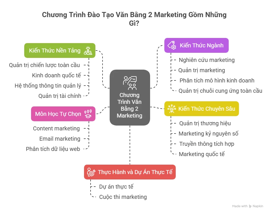 Chương Trình Đào Tạo Văn Bằng 2 Marketing Gồm Những Gì?