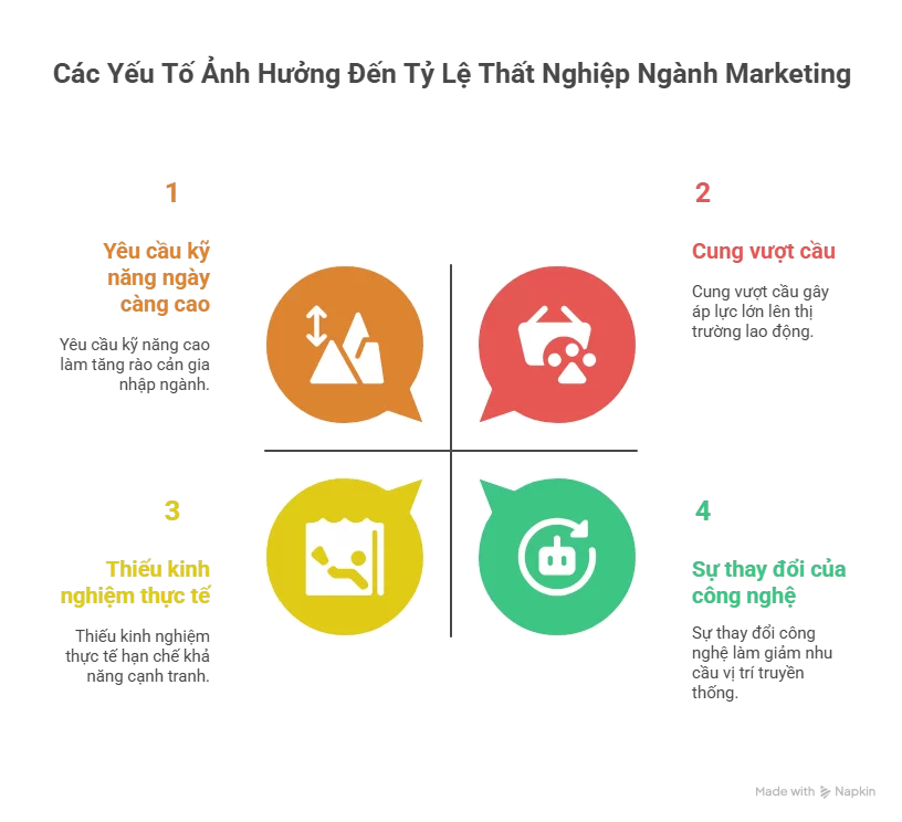 Vì Sao Tỷ Lệ Thất Nghiệp Ngành Marketing Lại Đáng Chú Ý?