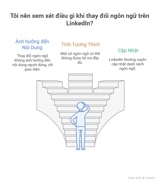 Các Lưu Ý Khi Thay Đổi Ngôn Ngữ Trên LinkedIn