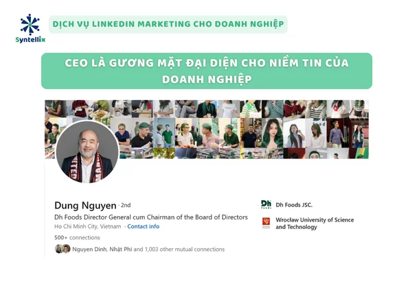 CEO là gương mặt đại diện cho niềm tin của doanh nghiệp